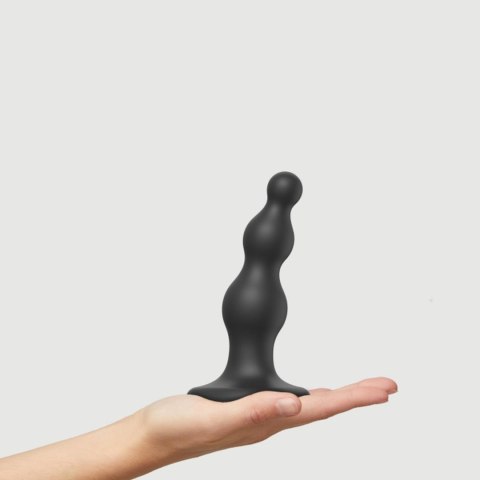 Czarne miękkie dildo w kształcie 3 koralików Czarne miękkie dildo w kształcie 3 koralików