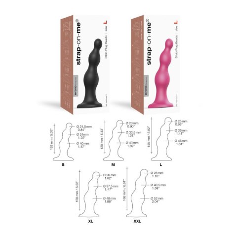 Czarne miękkie dildo w kształcie 3 koralików Czarne miękkie dildo w kształcie 3 koralików