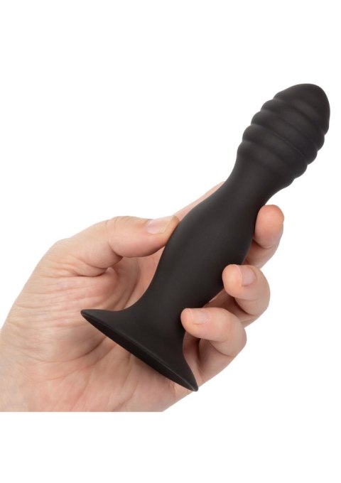 Korek analny plug żebrowany z przyssawką sex anal Korek analny plug żebrowany z przyssawką sex anal