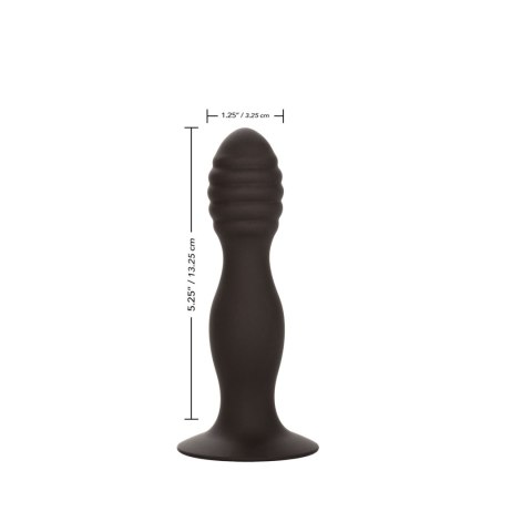 Korek analny plug żebrowany z przyssawką sex anal Korek analny plug żebrowany z przyssawką sex anal