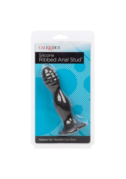 Korek analny plug żebrowany z przyssawką sex anal Korek analny plug żebrowany z przyssawką sex anal