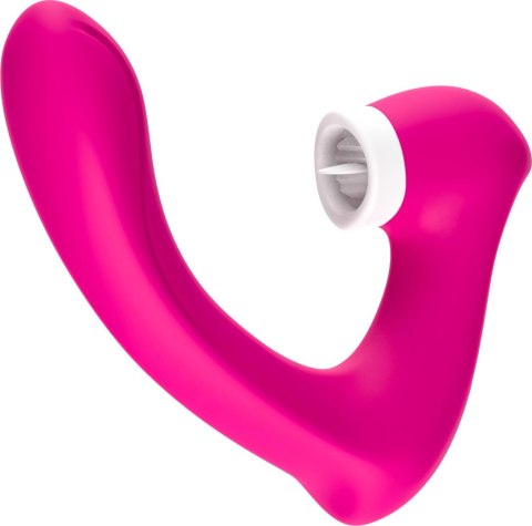 Stumulator wibrator masażer z języczkiem 2w1 Stumulator wibrator masażer z języczkiem 2w1