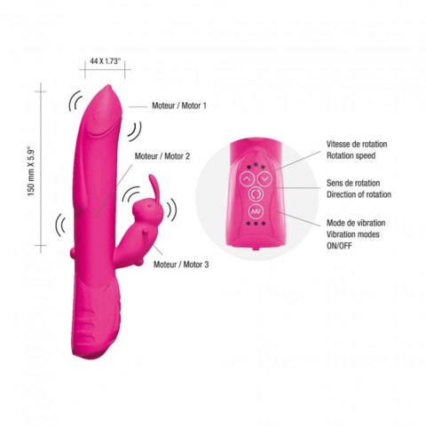 Wibrator masażer łechtaczki sexy bunny 2 Wibrator masażer łechtaczki sexy bunny 2