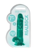 Silikonowe zielone dildo z mocną przyssawką 19 cm Silikonowe zielone dildo z mocną przyssawką 19 cm