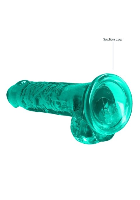 Silikonowe zielone dildo z mocną przyssawką 19 cm Silikonowe zielone dildo z mocną przyssawką 19 cm
