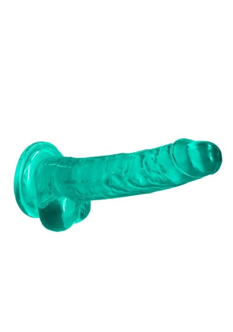 Silikonowe zielone dildo z mocną przyssawką 19 cm Silikonowe zielone dildo z mocną przyssawką 19 cm