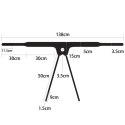 Czarny strap-on z gumowym penisem wibracje pilot Czarny strap-on z gumowym penisem wibracje pilot