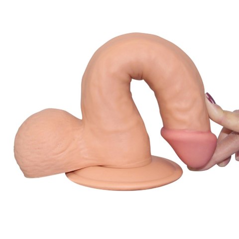 Dildo cieliste realistyczny wygląd penisa 20 cm Dildo cieliste realistyczny wygląd penisa 20 cm