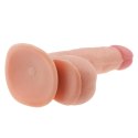 Dildo realistyczne z przyssawką żylaste 18 cm Dildo realistyczne z przyssawką żylaste 18 cm