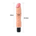Elastyczny wibrator wyżyłowany długi 19 cm Elastyczny wibrator wyżyłowany długi 19 cm