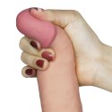 Erotyczne dildo gumowe z przyssawka i wibracjami