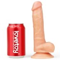 Giętki żyły penis gruby z przyssawką dildo 20 cm Giętki żyły penis gruby z przyssawką dildo 20 cm