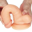 Giętki żyły penis gruby z przyssawką dildo 20 cm Giętki żyły penis gruby z przyssawką dildo 20 cm