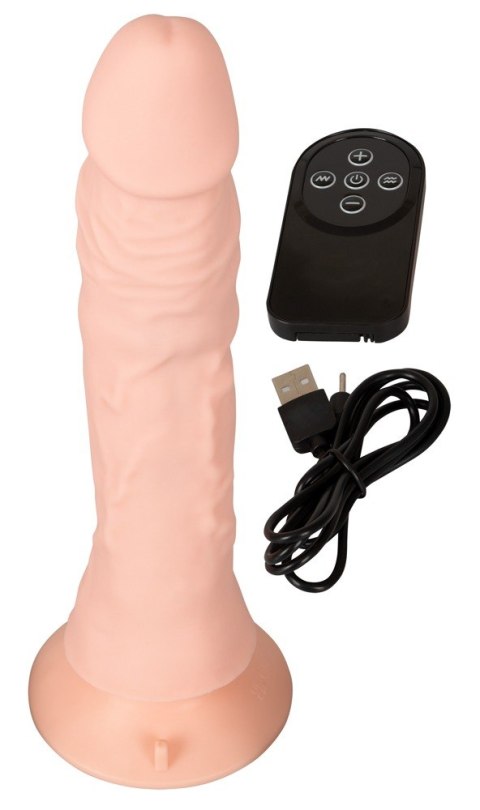 Giętkie elastyczne żylaste dildo z wibracjami 21,5 Giętkie elastyczne żylaste dildo z wibracjami 21,5