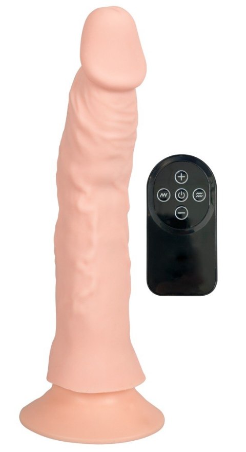 Giętkie elastyczne żylaste dildo z wibracjami 21,5 Giętkie elastyczne żylaste dildo z wibracjami 21,5