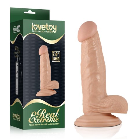 Jędrny realistyczny penis dildo gumowy przyssawka Jędrny realistyczny penis dildo gumowy przyssawka