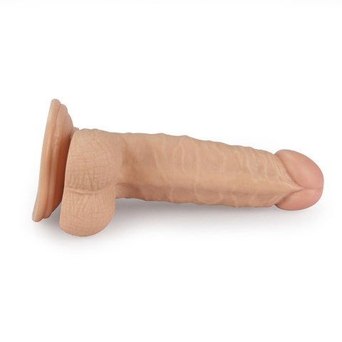 Jędrny realistyczny penis dildo gumowy przyssawka Jędrny realistyczny penis dildo gumowy przyssawka