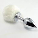 Korek analny puszkiem ze stali nierdzewnej 8 cm Korek analny puszkiem ze stali nierdzewnej 8 cm