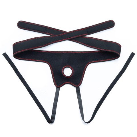 Majtki strap-on w zestawie z wibrującym dildo 19cm Majtki strap-on w zestawie z wibrującym dildo 19cm