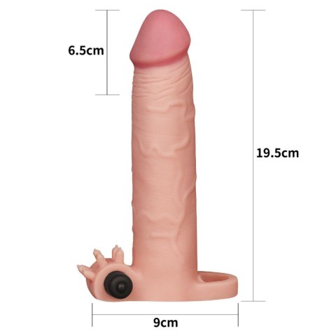 Nakładka na penisa przedłużenie silikonowa 19,5 cm Nakładka na penisa przedłużenie silikonowa 19,5 cm