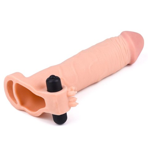 Nakładka na penisa przedłużenie silikonowa 19,5 cm Nakładka na penisa przedłużenie silikonowa 19,5 cm