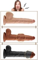 Ogromny penis realistyczna tekstura przyssawka