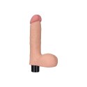 Realistyczny wibrator penis z jadrami 17 cm Realistyczny wibrator penis z jadrami 17 cm