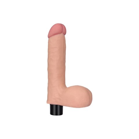 Realistyczny wibrator penis z jadrami 17 cm Realistyczny wibrator penis z jadrami 17 cm