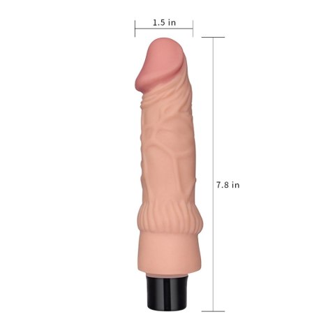 Wibrator gruby żylasty realistyczny wygląd 19,3 cm Wibrator gruby żylasty realistyczny wygląd 19,3 cm