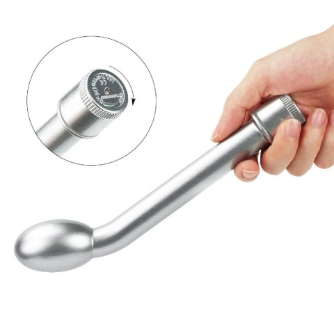 Wyprofilowany wibrator z wibrującą końcówka 21 cm Wyprofilowany wibrator z wibrującą końcówka 21 cm