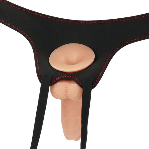 Zestaw majtki strap-on z wibrującym dildo 21,5cm Zestaw majtki strap-on z wibrującym dildo 21,5cm