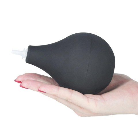 Czarne dildo żylaste przyssawka i wytrysk 28 cm Czarne dildo żylaste przyssawka i wytrysk 28 cm
