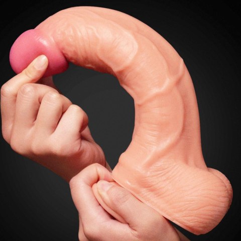 Giętki realistyczny żylasty penis silikonowe dildo Giętki realistyczny żylasty penis silikonowe dildo