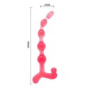Koraliki sonda analna silikonowe 20cm różne kolory