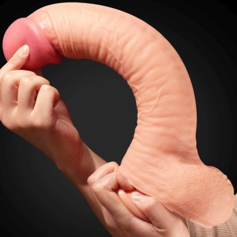 Ogromne dildo realistyczny wygląd przyssawka 30 cm Ogromne dildo realistyczny wygląd przyssawka 30 cm