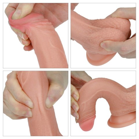Penis na przyssawce zabawka erotyczna żylasty 18,5 Penis na przyssawce zabawka erotyczna żylasty 18,5