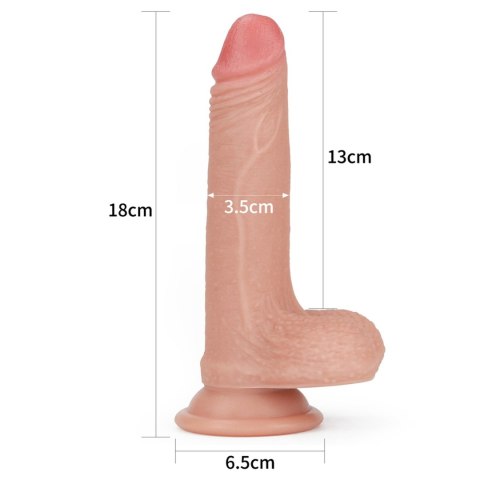 Penis na przyssawce zabawka erotyczna żylasty 18,5 Penis na przyssawce zabawka erotyczna żylasty 18,5