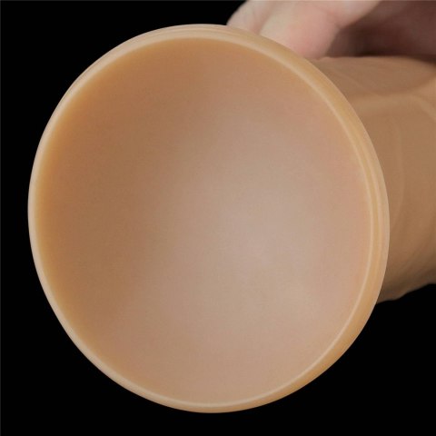 Silikonowy analny penis z przyssawką żylasty 23cm Silikonowy analny penis z przyssawką żylasty 23cm