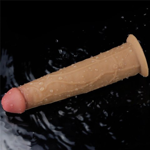 Silikonowy analny penis z przyssawką żylasty 23cm Silikonowy analny penis z przyssawką żylasty 23cm