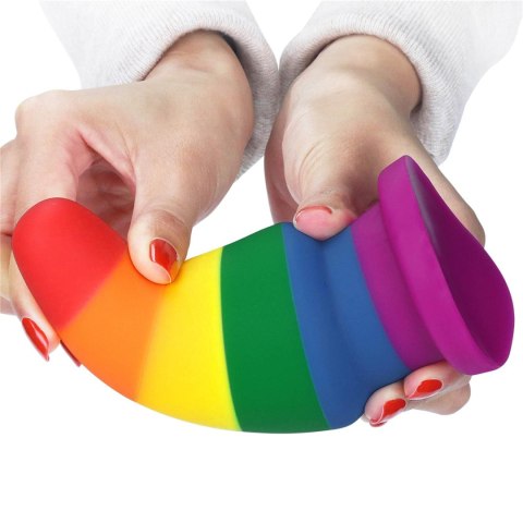 Tęczowa zatyczka analna korek elastyczny 15 cm Tęczowa zatyczka analna korek elastyczny 15 cm