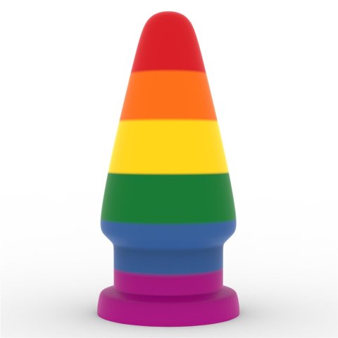 Tęczowa zatyczka analna korek elastyczny 15 cm Tęczowa zatyczka analna korek elastyczny 15 cm