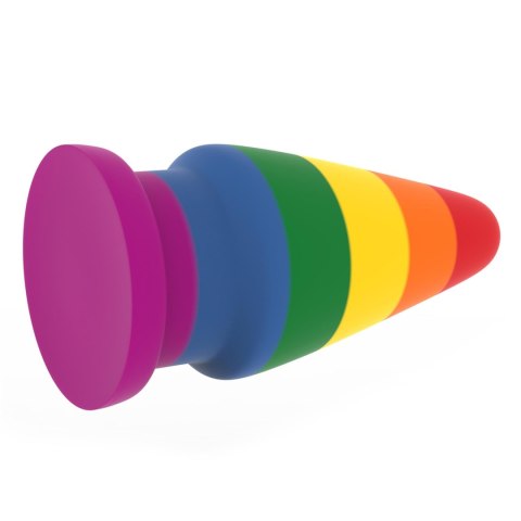Tęczowa zatyczka analna korek elastyczny 15 cm Tęczowa zatyczka analna korek elastyczny 15 cm