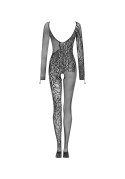 Bodystocking wężowy wzór seks otwarty krok S/M/L Bodystocking wężowy wzór seks otwarty krok S/M/L