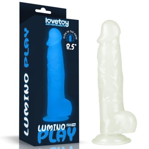 Dildo led giętkie duży penis podświetlany 21,5 cm Dildo led giętkie duży penis podświetlany 21,5 cm