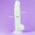 Dildo led giętkie duży penis podświetlany 21,5 cm Dildo led giętkie duży penis podświetlany 21,5 cm