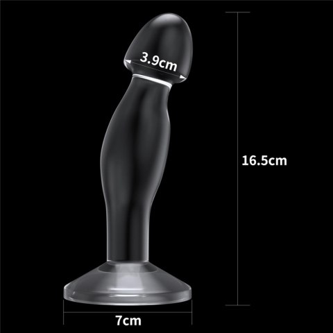 Długie dildo z grubą końcówką i przyssawką Długie dildo z grubą końcówką i przyssawką