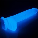 Elastyczne dildo podświetlane z przyssawką 25,5cm Elastyczne dildo podświetlane z przyssawką 25,5cm