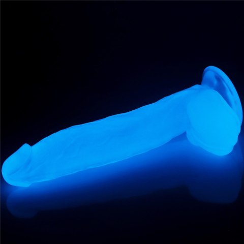 Elastyczne dildo podświetlane z przyssawką 25,5cm Elastyczne dildo podświetlane z przyssawką 25,5cm