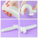 Elastyczne dildo podświetlane z przyssawką 25,5cm Elastyczne dildo podświetlane z przyssawką 25,5cm