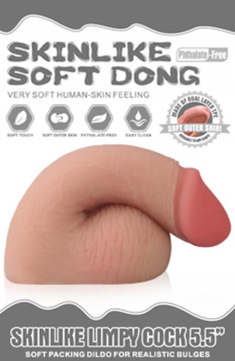 Elastyczny giętki penis realistyczne dildo 13,9 cm Elastyczny giętki penis realistyczne dildo 13,9 cm